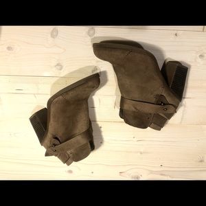Brown Suede Ankle Boots